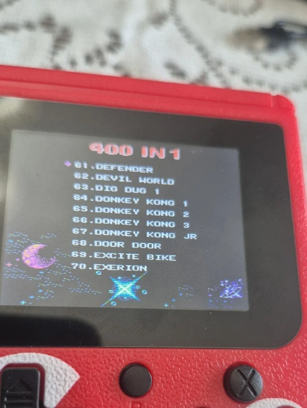 SUP Game Box Plus Handheld Console in Red
